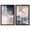 Black Frame, variant on Golden Minimalist Harmony Duo Shadowbox Print Living Room Decor by Art Remedy, Blonde Frame, 24 x 36