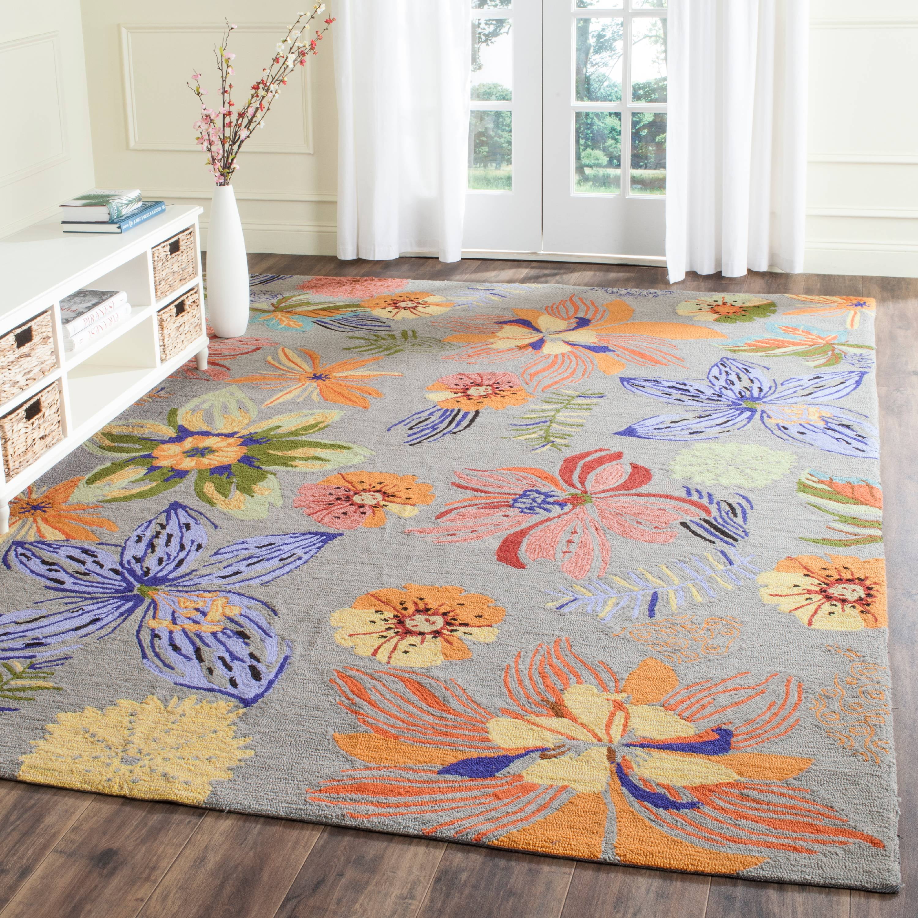 Safavieh Four Seasons Caelan Novelty Flowers Area Rug Or Runner