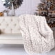 thumbnail image 2 of Sofa Vama Ropa de Cama Manta de invierno cálida con estampado de leopardo, tamaño grande for Navideño, 2 of 4