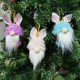 thumbnail image 5 of Gnomo de conejito de Pascua, muñeco sin rostro, tarro de caramelo de conejo hecho a mano, regalos para mujeres y niños Wmkox8yii  qwyer751, 5 of 6