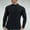 c01Black, variant on Men's Casual Long Sleeve Half Turtleneck Shirts Lightweight Sports Fitness T Shirt Solid Color Warm Slim Fit Tee Tops Gray XL
