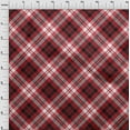 thumbnail image 4 of oneOone Cotton Flex Maroon Fabric Tartan Diy Clothing Quilting Fabric Print Fabric By Yard 40 Inch Wide, 4 of 4