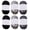 black gray silver, variant on 6 Pieces T-Shirt Yarn Metallic T-Shirt Yarn Ribbon Yarn Crochet Yarn for Crocheting Bag Craft Project Home Decoration