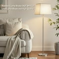 thumbnail image 6 of AzulHome 18" Large Square Lamp Shade Top:(8.3"x15"), Bottom:(10.3"x18.2"), Height: 11", Linen Drum Lamp Shades, Durable Fabric Lampshades Replacement, 6 of 7