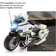 thumbnail image 5 of Modelo de moto de Policía Huoguo 1:14 YONGSHENG de metal fundido a presión con luz y Sonido, 5 of 5