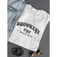 thumbnail image 3 of Brooklyn Gothic Style Banner T-Shirt Women -Image by Shutterstock, Female Large, 3 of 4