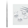 thumbnail image 1 of Jewelry Tweezers, Stainless Steel Tweezers For DIY Portable Jewelry  Gem Making Tool   For Electronics, Model Making, Jewelry Picking Tool, 1 of 8