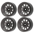 thumbnail image 1 of Zinc Alloy RC Wheel Rim Set, High Abrasion Resistant,  Reduction, for Axial SCX10, SCX10 II, SCX10 III, Redcat GEN8, 1 of 7