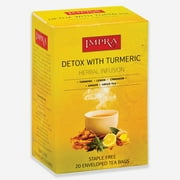 Impra Detox with Tumeric, Herbal Tea, 1. 3g /20ct/26 g (5 pack)