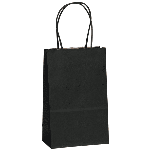 Flexicore Packaging® Black Kraft Paper Bags, 25ct - Walmart.com