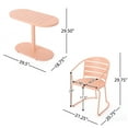 thumbnail image 6 of CoSoTower Outdoor Bistro Set, Includes 2 Chairs And An Oval Table, 6 of 9