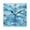 Black, variant on 7.78in Cool Toned Waves Pattern Square Wall and Table Clock Dual Use Vintage Design in Black or Gold
