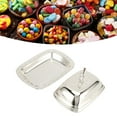 thumbnail image 4 of Gold Fruit Tray, Easy To Clean Fruit Bowl  For Snacks Silver, 4 of 8