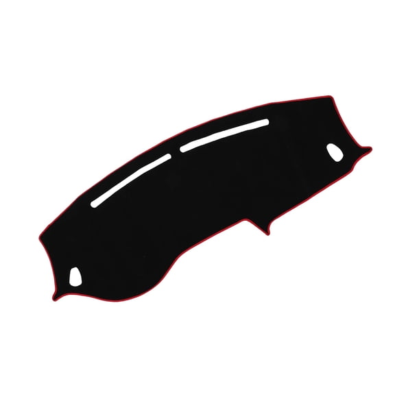 Unique Bargains Dashboard Covers for Hyundai Tucson 2019-2021 Non-Slip Dash Cover Mat Polyester Black, Red Front