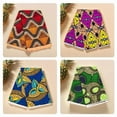 thumbnail image 2 of Geometric Print African Fabric 3Yard Double Side Waxed Print Sewing Fabric, 2 of 20