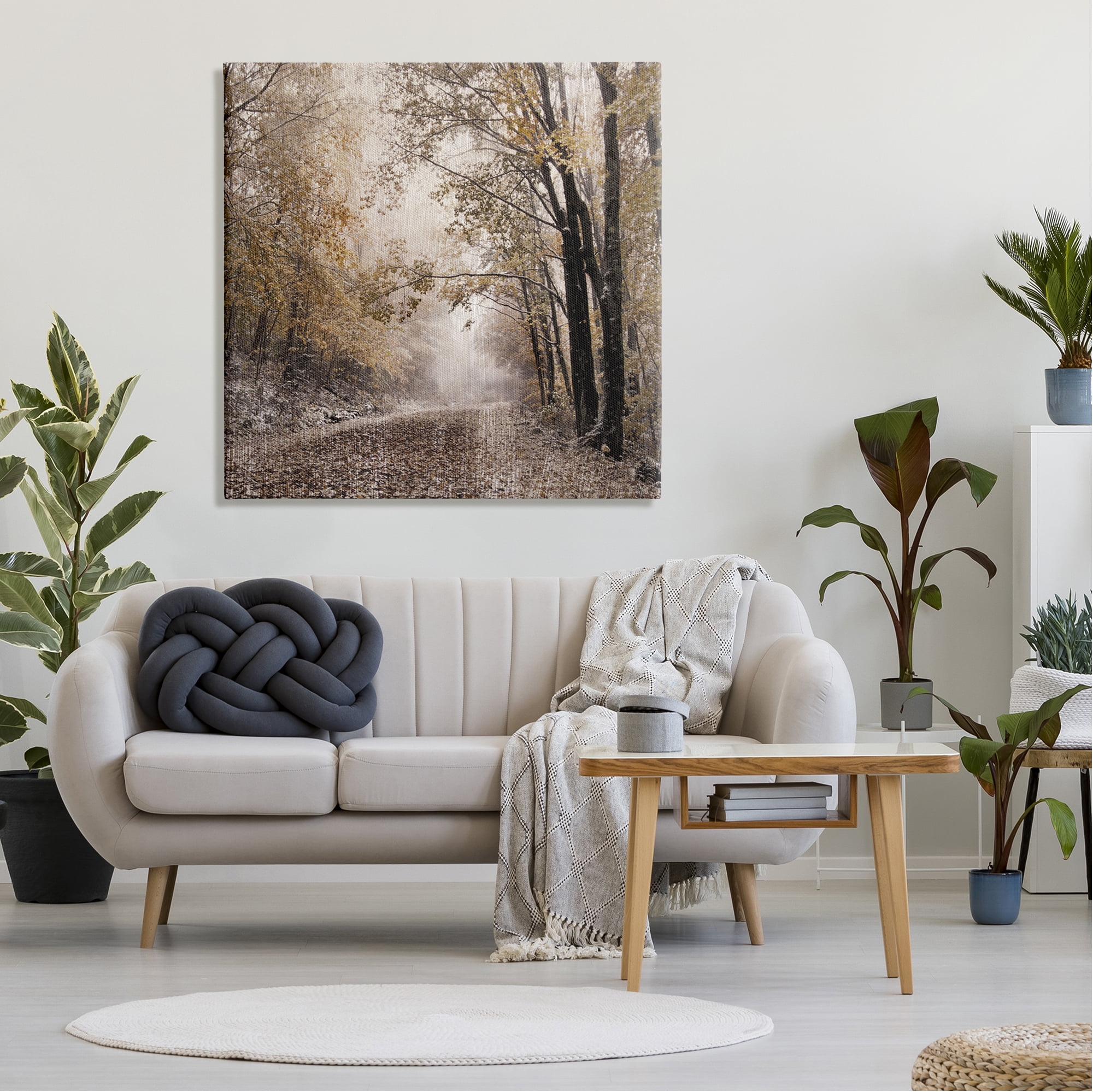 Stupell Sunlit Woodland Nature Trail Landscape Photography Gallery Wrapped Canvas Print Wall Art
