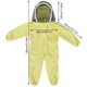 thumbnail image 4 of Traje de protección para niños de apicultura profesional Traje de protección para visitantes de granja de abejas (L) Rojo Verde MX-0128938FYD, 4 of 5