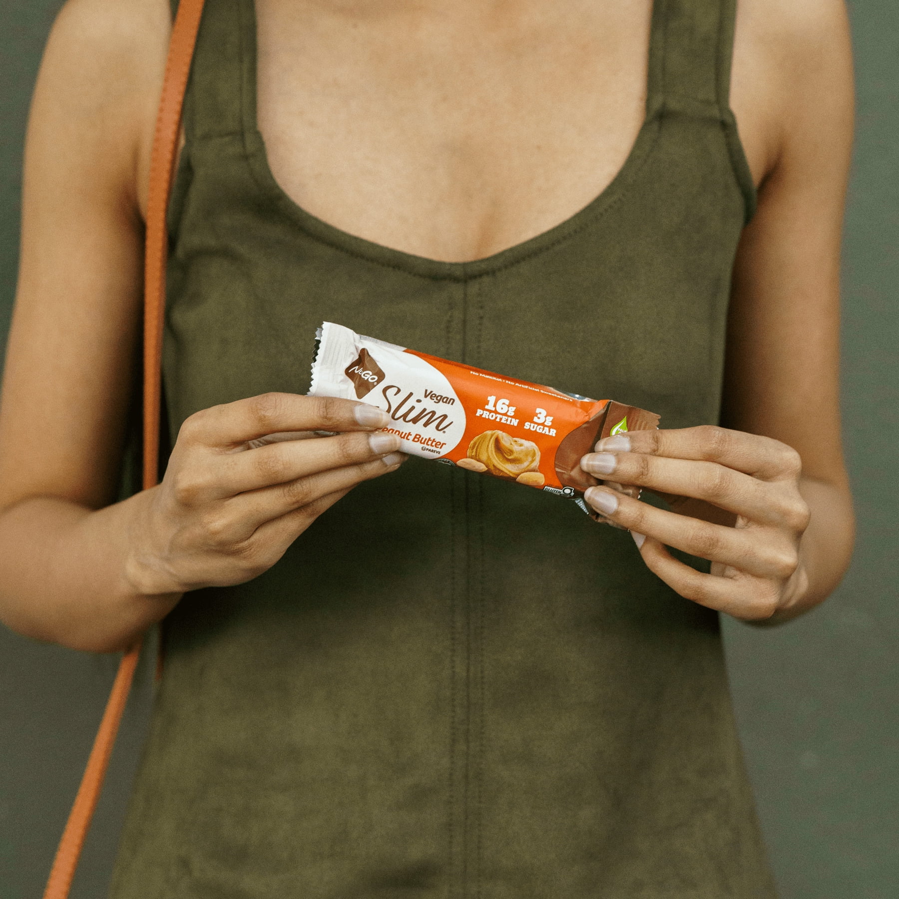 NuGo Slim Crunchy Peanut Butter Protein Bar 12 ea