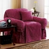 Home Trends Scroll Damask Small Chair Slipcover