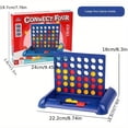 thumbnail image 1 of Connect 4 Classic Grid, 4 In A Row Game, Strategy Board Game For 2 Players, Gaming Gift, 1 of 5
