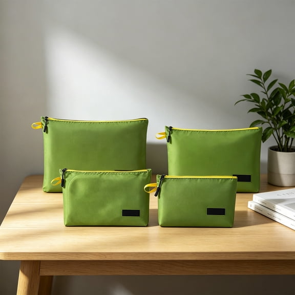 Travel Waterproof Storage Bags Multipurpose Packing Organizer Pouches For Toiletries Clothes Cosmetics Luggage Suitcase Green
