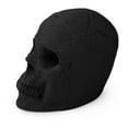 thumbnail image 4 of Hollow Ceramic Fireproof Skull, Fire Pits and Fireplaces, Black 1 Pack, 4 of 5