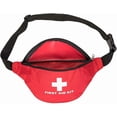 thumbnail image 5 of First Aid Fanny Pack First Aid Bag Red Travel Recovery Bag Empty Bag First Rescue, 5 of 5