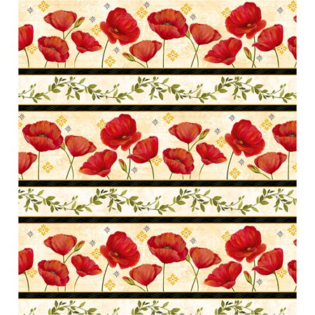 - Wilmington Prints Scarlet Dance Multi Repeating Stripe