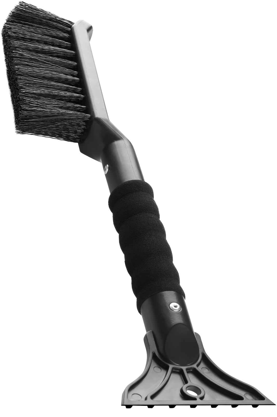 Ice Scrapers with Metal Grip Snowbrush for Car Windshield Snowy Day Winter Retractable Snow Removal Brushes 24, Black+White Huryfox Snow Brush and Ice Scraper 