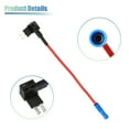 thumbnail image 4 of Unique Bargains 1 Set Universal 7pcs Car Fuse Tap Add a Circuit Adapter 12V with 7pcs 30A Micro 2 APT Blade Type Fuse, 4 of 7