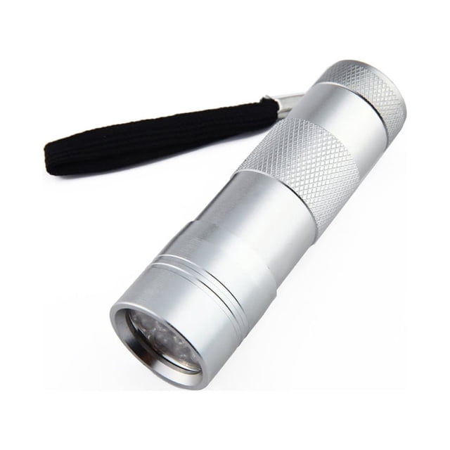 Toystoory Linterna Antorcha Detector Manchas Fluorescencia Ultravioleta Desinfección Equipo médico, Falsificación de billetes Electrodomésticos Plateado Toystoory HA074466-04
