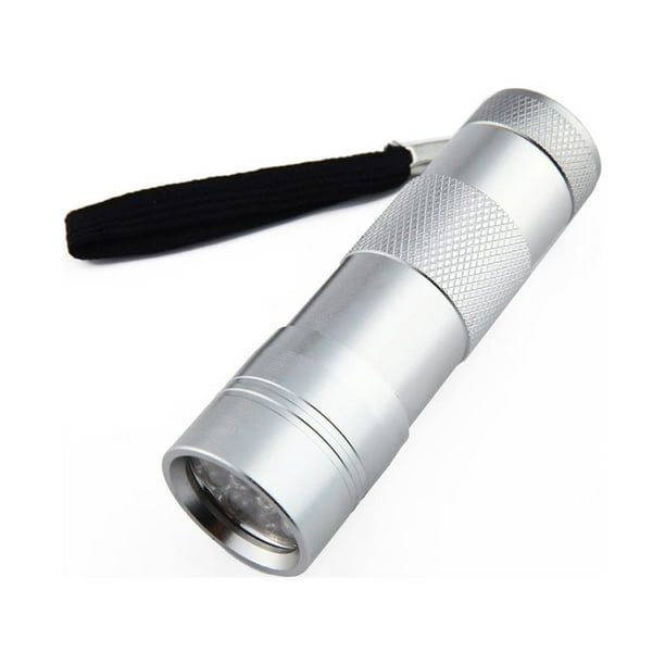 Yuarrent Linterna Antorcha Detector Manchas Fluorescencia Ultravioleta Desinfección Equipo médico, Falsificación de billetes Electrodomésticos Plateado Yuarrent HA074466-04