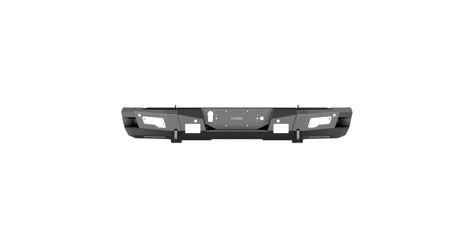 Road Armor 3152DR-B0-P2-MR-BH-B 15-19 CHEVY 2500/3500 IDENTITY REAR BUMPER SHACKLE END PODS BEAUTY RING-BLACK