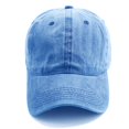 thumbnail image 3 of Jumpingount Gorra de béisbol para amantes del algodón en primavera 2020, gorra informal, Snapback, ajustable, transpirable, sombreros sólidos para Sombreros azul claro Jumpingount PS10361-07, 3 of 6