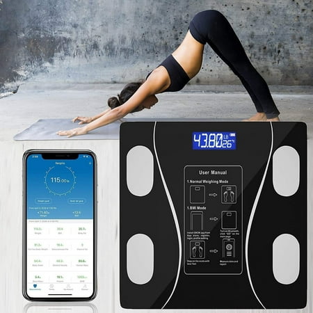 Smart Scale, Digital Bathroom Scale, Body Composition Analyzer With Smartphone App And Wireless Sync Scale (260 Mm/10.2 In)