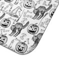 thumbnail image 5 of Halloween Doodle Icons Pattern Dish Drying Mat for Kitchen 1 Pack, Ultra Absorbent Microfiber Dishes Drainer Mats,16x18in(41x46cm), 5 of 6