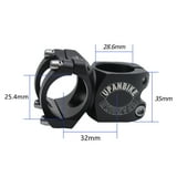 Adattatore reggisella Shim Bicicletta-Sedile Post Tubo Shim-Reggisella Manicotto Bici Riduttore Adattatore Convertitore-28.6-31.8