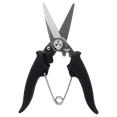 thumbnail image 3 of Zenport Z101 Lightweight, All Purpose Shears, Single Serrated Blade, 2 Inch Stainless Steel Blades, Black, 3 of 7