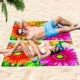 thumbnail image 6 of GZHJMY Beach Towel for Women Girls, Spring Flower Bushes Bath Towel, Oversized Lightweight Sport Towel, 31x51 Inch, 6 of 7