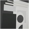 thumbnail image 4 of 40" x 59" Textured Geometric Framed Wall Art with Various Shapes and White Accents, by DecMode, 4 of 10