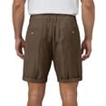 thumbnail image 4 of Dresfit Bermuda Shorts for Men Pleated Baggy Dress Shorts 2026 Summer Office Short Pants High Waist Adjustable Wide Leg Work Shorts with Pockets S, 4 of 8