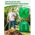 thumbnail image 4 of 200 Count Compostable Trash Bags 30-33 Gallon, 32 x 38 Inch Biodegradable Garbage 18 Micron, Green Eco Friendly Kitchen & Household, 4 of 4