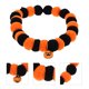 thumbnail image 3 of Collar de gato con temática de Halloween, diseño de campana, Collar de gato de calabaza, decoración del cuello para mascota, 2 uds., 3 of 6