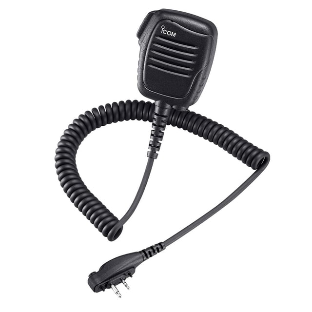 Micrófono altavoz Icom HM-159LA Heavy Duty con clip de cocodrilo