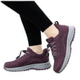 thumbnail image 5 of Womens Sneakers Nonslip Thick Sole Slip on Walking Shoes Adjustable Strappy Woven Mesh Breathable Workout Gym Athletic Shoes Wine Size 9.5, 5 of 6
