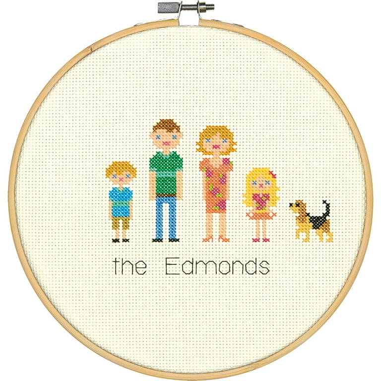 All in the Family Cross Stitch Kit All in the Family Cross Stitch Kit