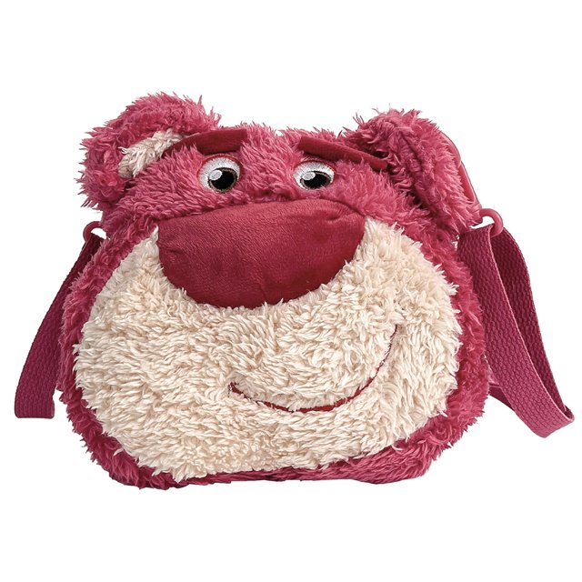 Bolso de hombro de felpa de gato y oso de muñeca de dibujos animados bolsos cruzados pequeños para mujeres y niños