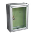 thumbnail image 2 of Abbracc Lockable Wall Mount Mailbox Letterbox Multi Functional Post Box Letter Magazines Upper Access, 2 of 8