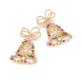 thumbnail image 3 of sweethay 1 par de pendientes de aleación, colgante de oreja, campana, diamantes de imitación multiusos, de Hip Hop, joyería para Ropa, zapatos y accesorios Miscelánea, 3 of 6
