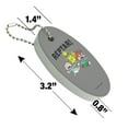 thumbnail image 4 of Rugrats Reptar! Floating Keychain Oval Foam Fishing Boat Buoy Key Float, 4 of 4